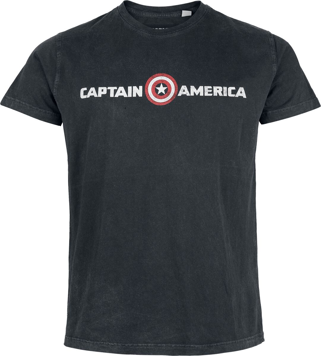 T-Shirt Manches courtes  de Captain America - Captain Logo - S à 4XL - pour Homme - noir - Captain America