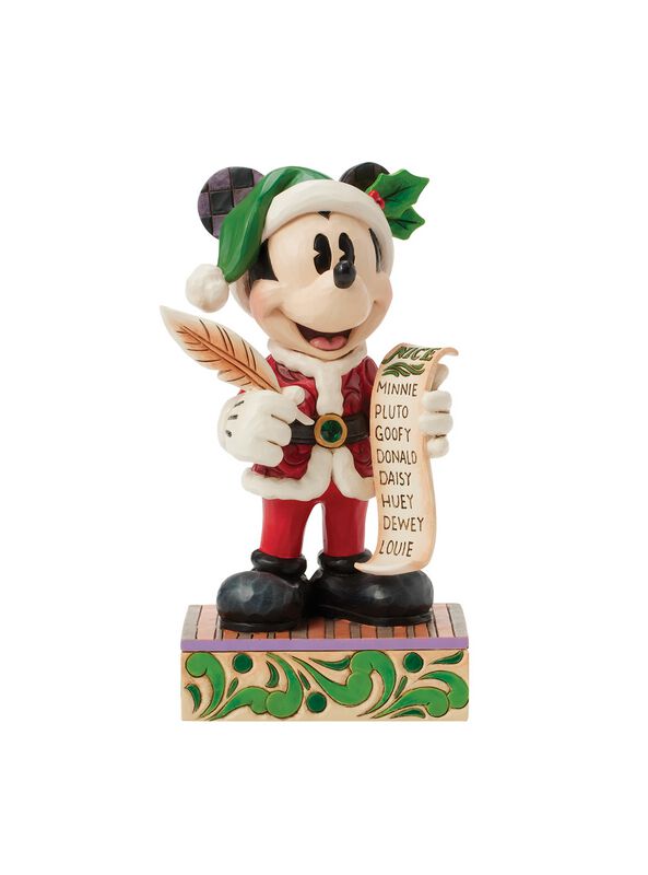 Figurine de collection Disney de Mickey & Minnie Mouse - Mickey Père Noël (20 Ans de Magie) - pour Unisexe - multicolore - Mickey & Minnie Mouse
