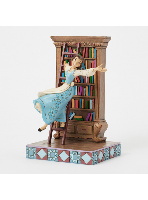 Figurine de collection Disney de La Belle Et La Bête - Belle - A World of Books - pour Unisexe - multicolore - La Belle Et La Bête - View 2