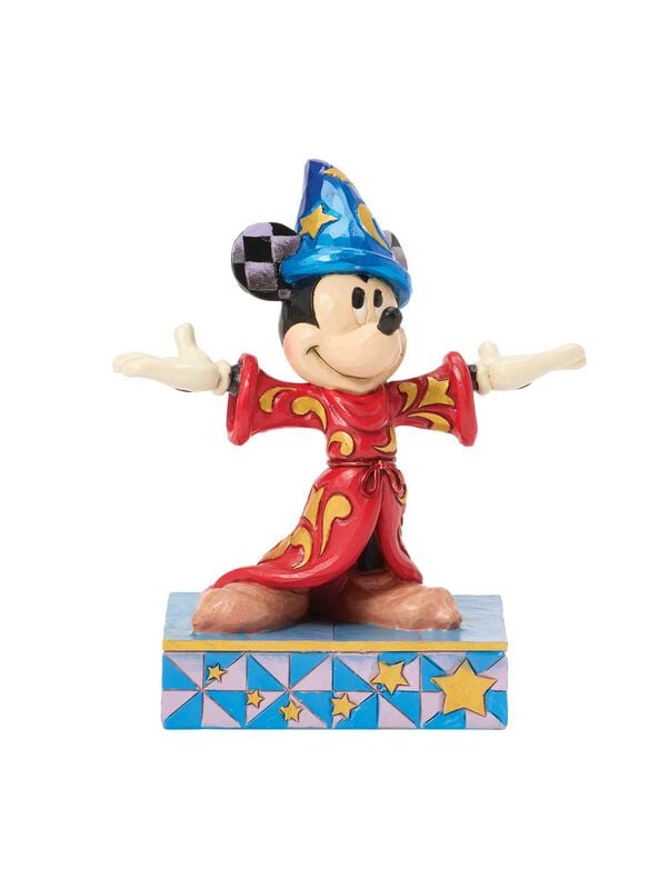 Figurine de collection Disney de Mickey & Minnie Mouse - Sorcerer Mickey - pour Unisexe - multicolore - Mickey & Minnie Mouse