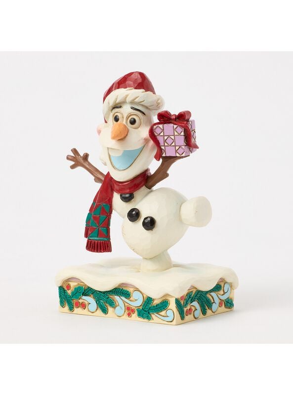 Figurine de collection Disney de La Reine des Neiges - Olaf - Festive Frost - pour Indifférent - multicolore - La Reine des Neiges