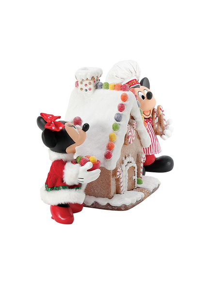 Statuette Disney de Mickey & Minnie Mouse - Mickey Mouse - Maison de Pain d'Épice - pour Unisexe - multicolore - Mickey & Minnie Mouse - View 2