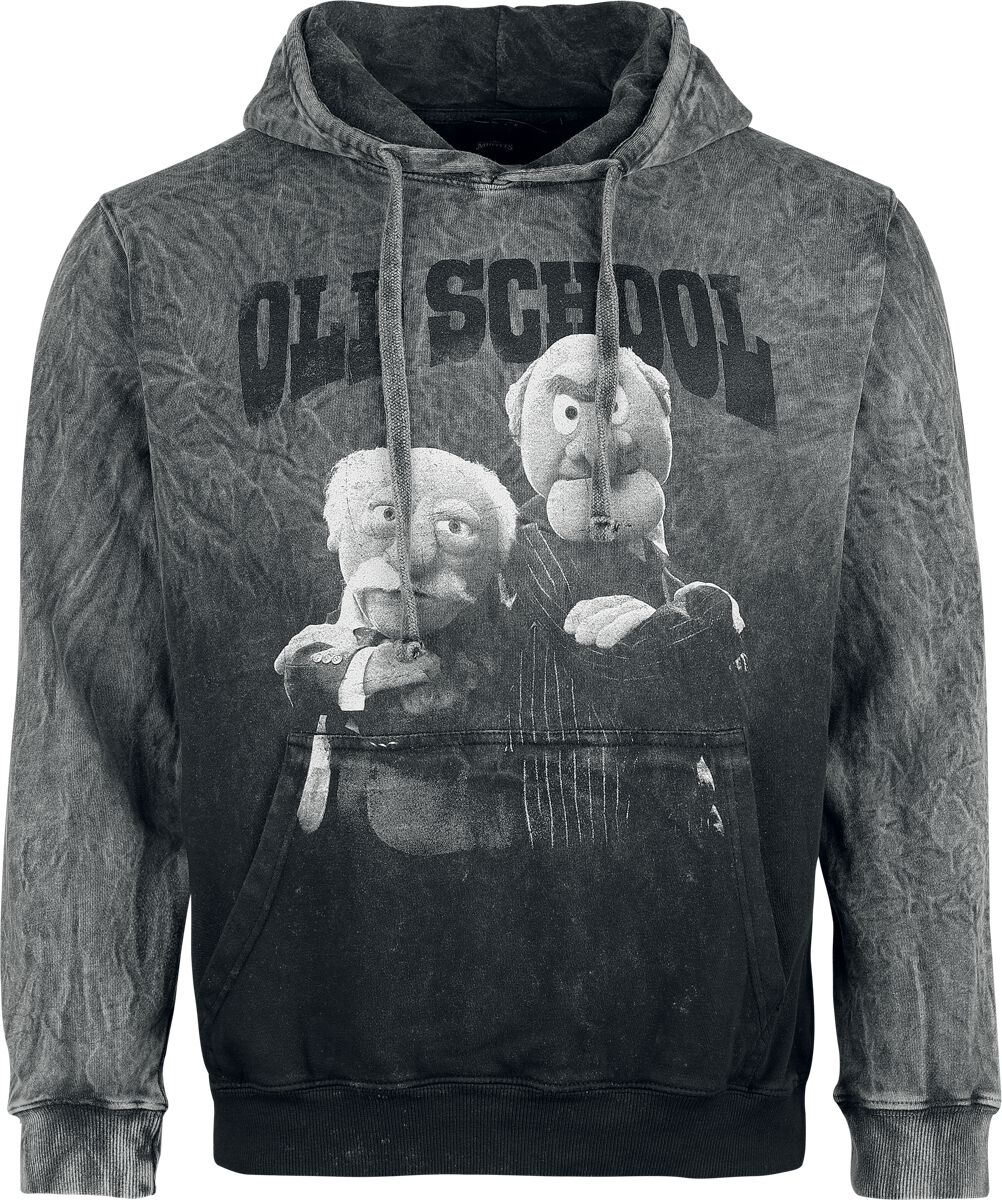 Sweat-shirt à capuche  de Le Muppet Show - Old School - S à XXL - pour Homme - gris - Le Muppet Show