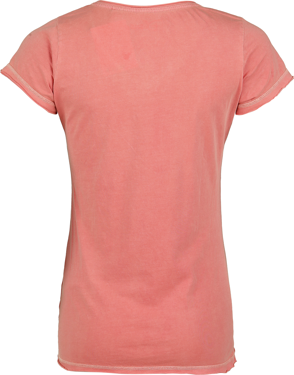 T-Shirt Manches courtes Disney de Mickey & Minnie Mouse - Happy Together - S à 4XL - pour Femme - corail - Mickey & Minnie Mouse - View 2
