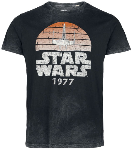 T-Shirt Manches courtes Disney de Star Wars - X-Wing - S à L - pour Homme - gris - Star Wars