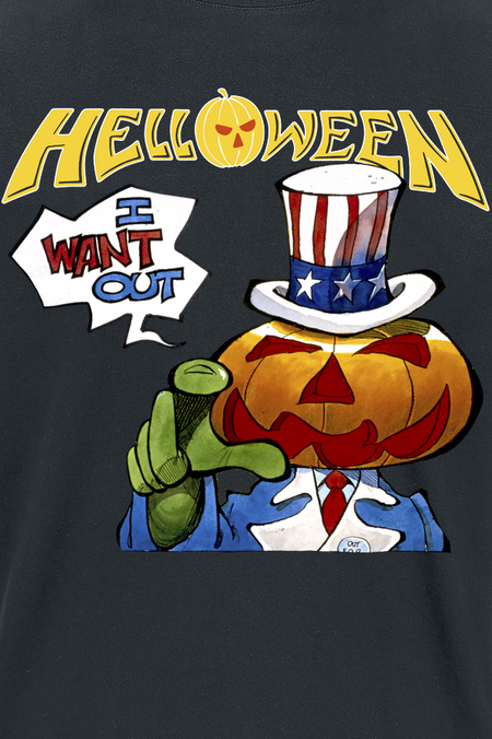 T-Shirt Manches courtes  de Helloween - I Want Out - S à 4XL - pour Homme - noir - Helloween - View 2