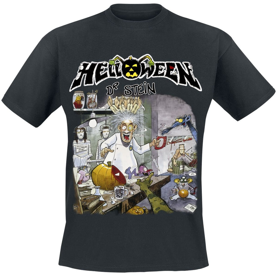 T-Shirt Manches courtes  de Helloween - Dr. Stein - S à 4XL - pour Homme - noir - Helloween
