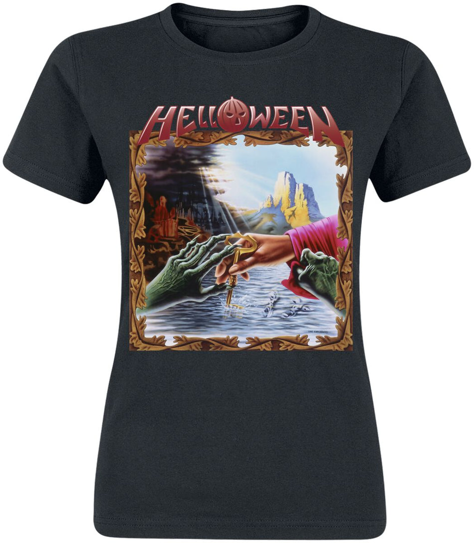 T-Shirt Manches courtes  de Helloween - Keeper Of The Seven Keys - S à XXL - pour Femme - noir - Helloween