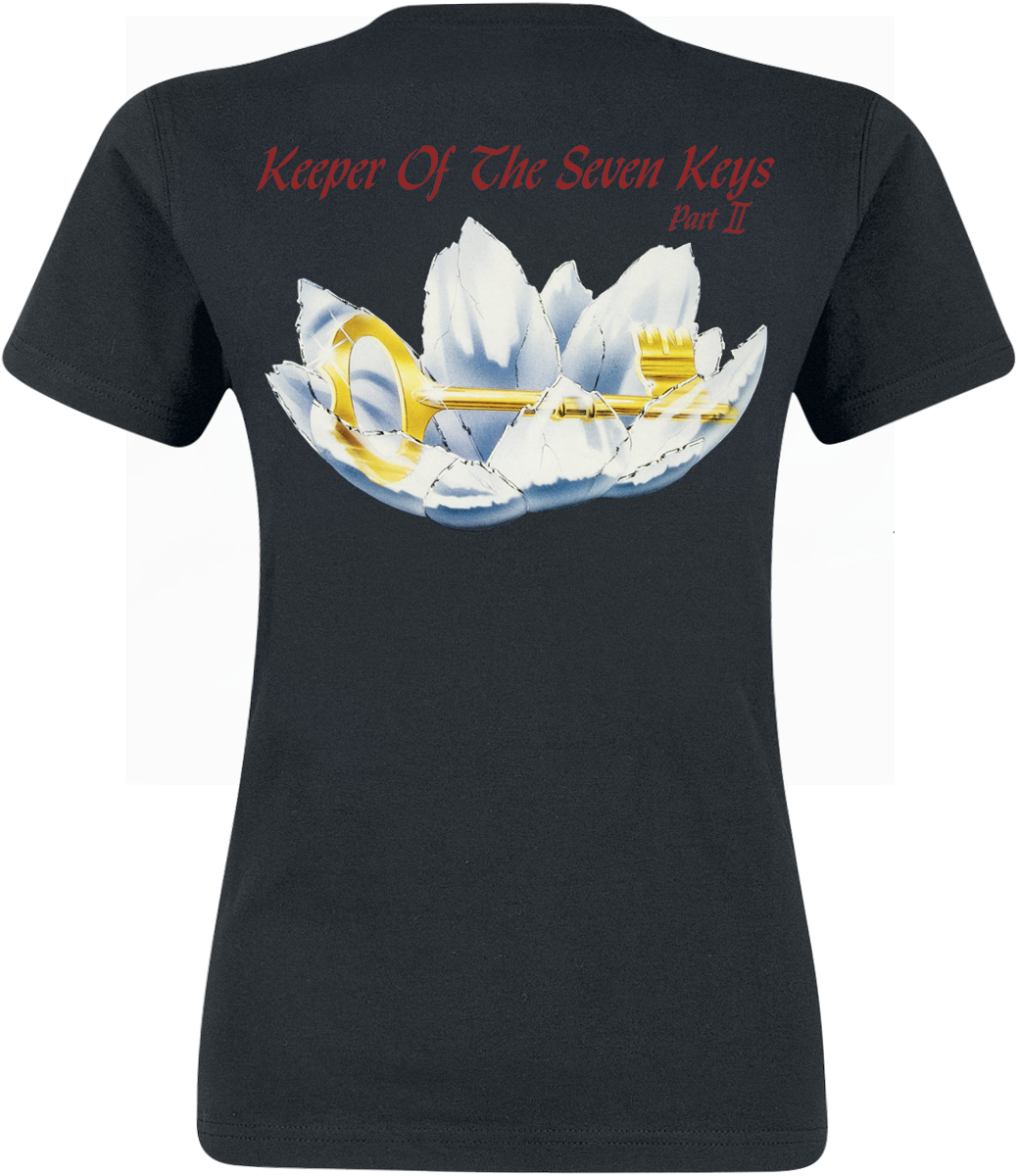 T-Shirt Manches courtes  de Helloween - Keeper Of The Seven Keys - S à XXL - pour Femme - noir - Helloween - View 2