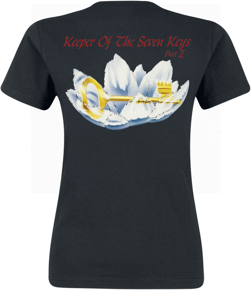 T-Shirt Manches courtes  de Helloween - Keeper Of The Seven Keys - S à XXL - pour Femme - noir - Helloween - View 2
