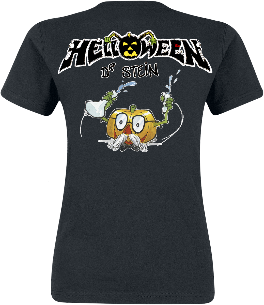 T-Shirt Manches courtes  de Helloween - Dr. Stein - S à XXL - pour Femme - noir - Helloween - View 2