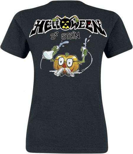 T-Shirt Manches courtes  de Helloween - Dr. Stein - S à XXL - pour Femme - noir - Helloween - View 2