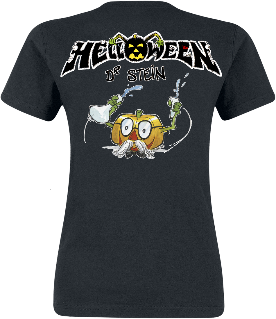 T-Shirt Manches courtes  de Helloween - Dr. Stein - S à XXL - pour Femme - noir - Helloween - View 2