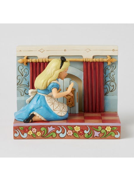Figurine de collection Disney de Alice Au Pays Des Merveilles - Curious And Curiouser - Figurine Alice Au Pays des Merveilles Qui s'Allume - pour Indifférent - multicolore - Alice Au Pays Des Merveilles