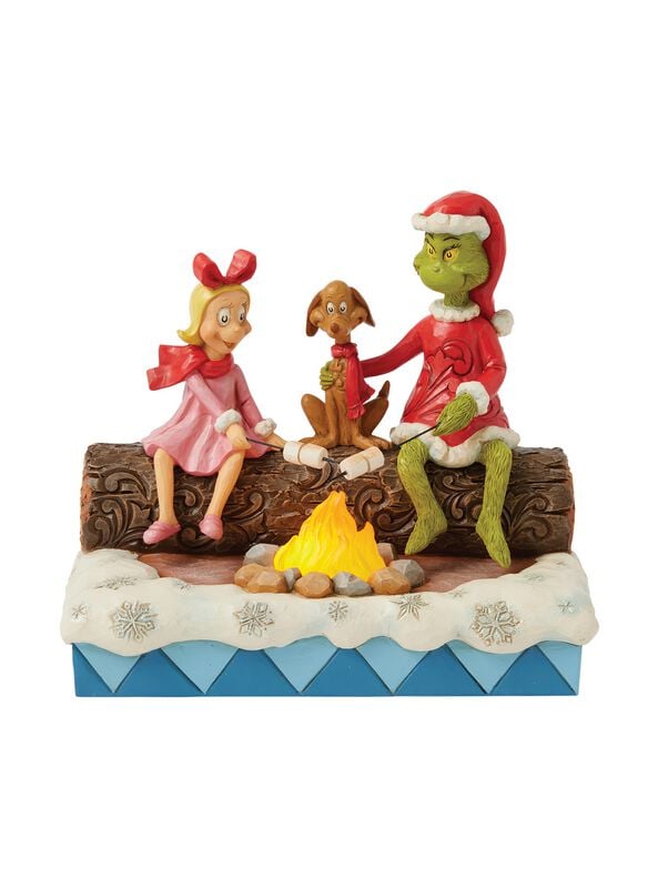 Figurine de collection  de Le Grinch - Grinch, Cindy Lou Who & Max avec Marshmallows - Figurine qui s'Allume - pour Unisexe - multicolore - Le Grinch