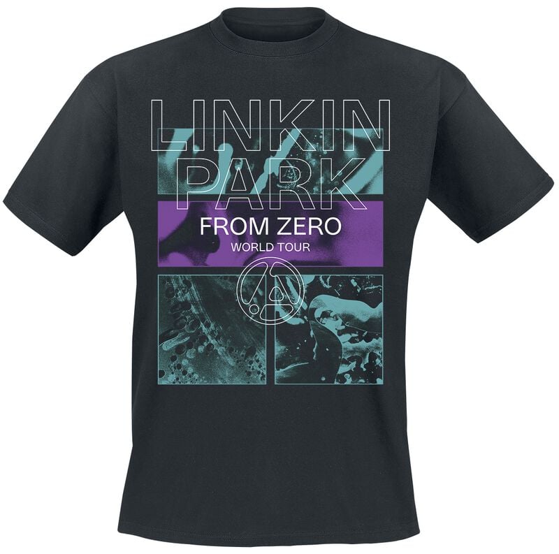 T-Shirt Manches courtes  de Linkin Park - From Zero To World Tour - S à 4XL - pour Unisexe - noir - Linkin Park