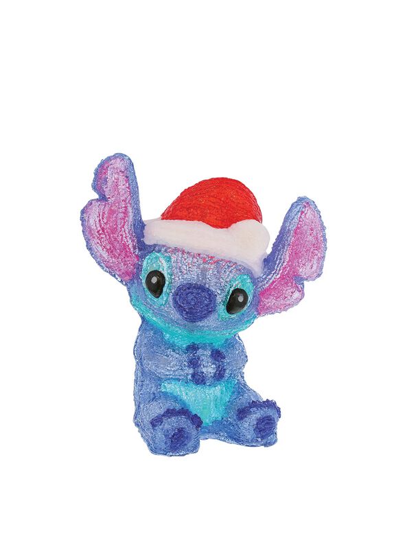 Figurine de collection Disney de Lilo & Stitch - Stitch de Noël Qui S'Allume - pour Unisexe - multicolore - Lilo & Stitch