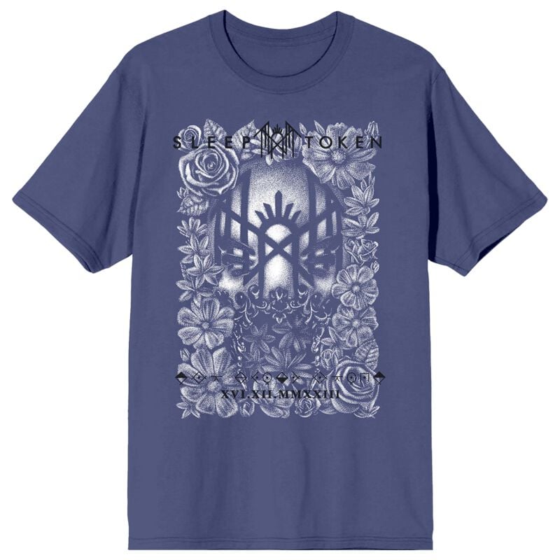 T-Shirt Manches courtes  de Sleep Token - Vessel Flowers - S à 4XL - pour Homme - lilas - Sleep Token