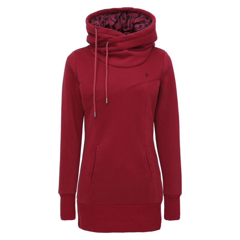 Sweat-shirt à capuche  de Forplay - Adele - S - pour Femme - rouge/noir - Forplay