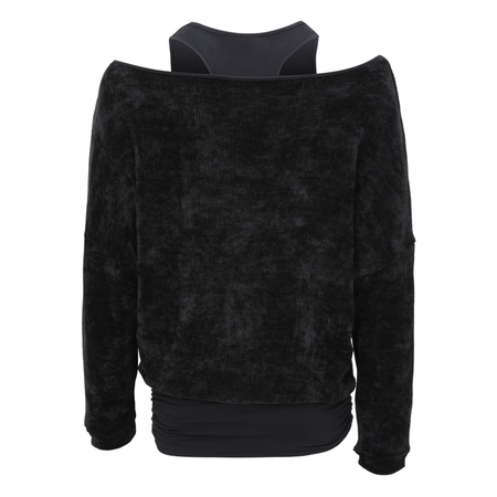 T-shirt manches longues  de Forplay - Bella - S à XXL - pour Femme - lilas/noir - Forplay - View 2