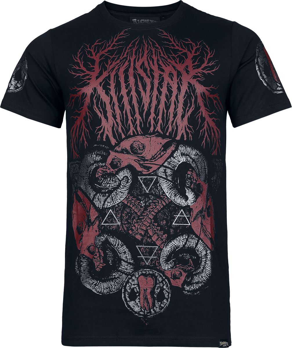 T-Shirt Manches courtes Gothic de Alchemy by Killstar - Death Cycles T Shirt - XS à 4XL - pour Homme - noir/rouge - Alchemy by Killstar