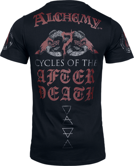 T-Shirt Manches courtes Gothic de Alchemy by Killstar - Death Cycles T Shirt - XS à 4XL - pour Homme - noir/rouge - Alchemy by Killstar - View 2