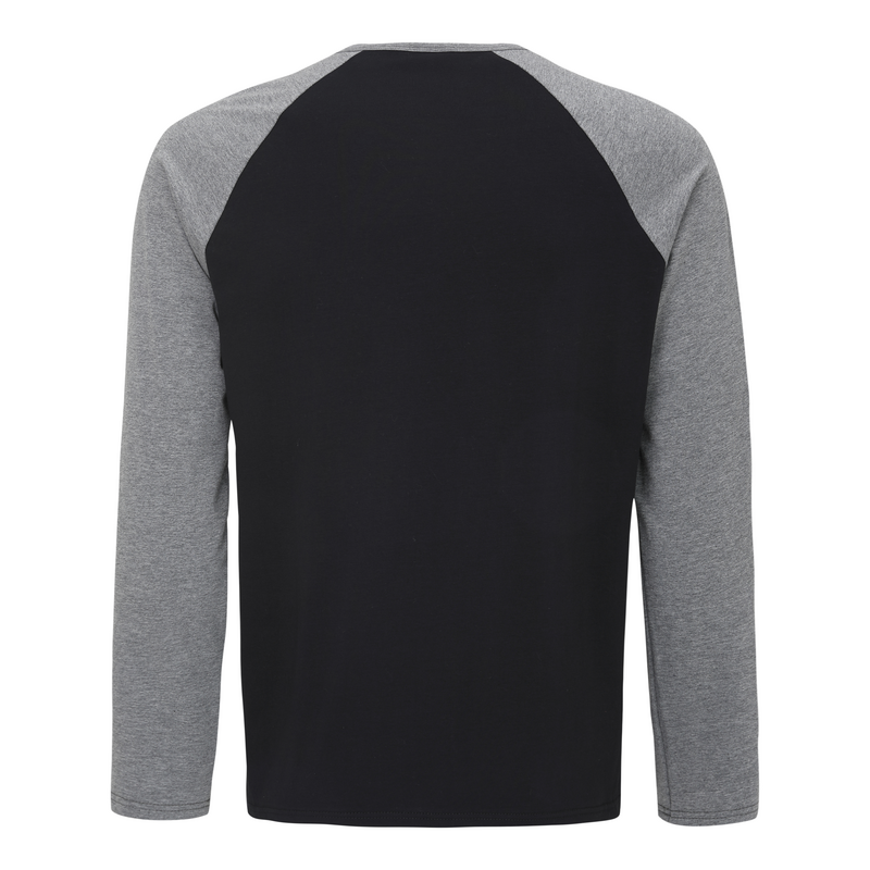 T-shirt manches longues  de Forplay - Kurt - M à 3XL - pour Homme - gris/noir - Forplay - View 2