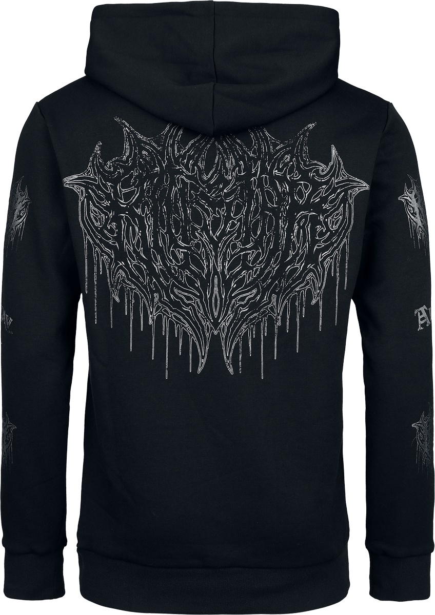 Sweat-shirt à capuche Gothic de Alchemy by Killstar - Cusp Of Bathory Hoodie - XS à 4XL - pour Homme - noir - Alchemy by Killstar - View 2