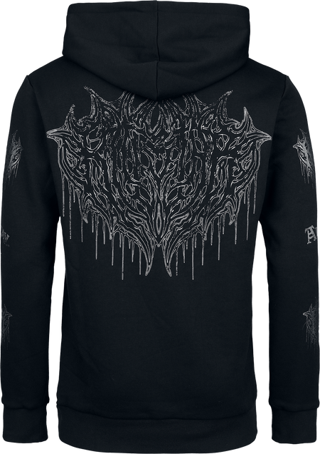 Sweat-shirt à capuche Gothic de Alchemy by Killstar - Cusp Of Bathory Hoodie - XS à 4XL - pour Homme - noir - Alchemy by Killstar - View 2