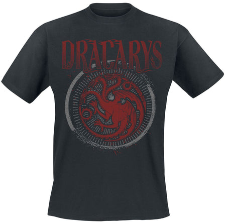 T-Shirt Manches courtes  de Game Of Thrones - Dracarys - S à XL - pour Homme - noir - Game Of Thrones