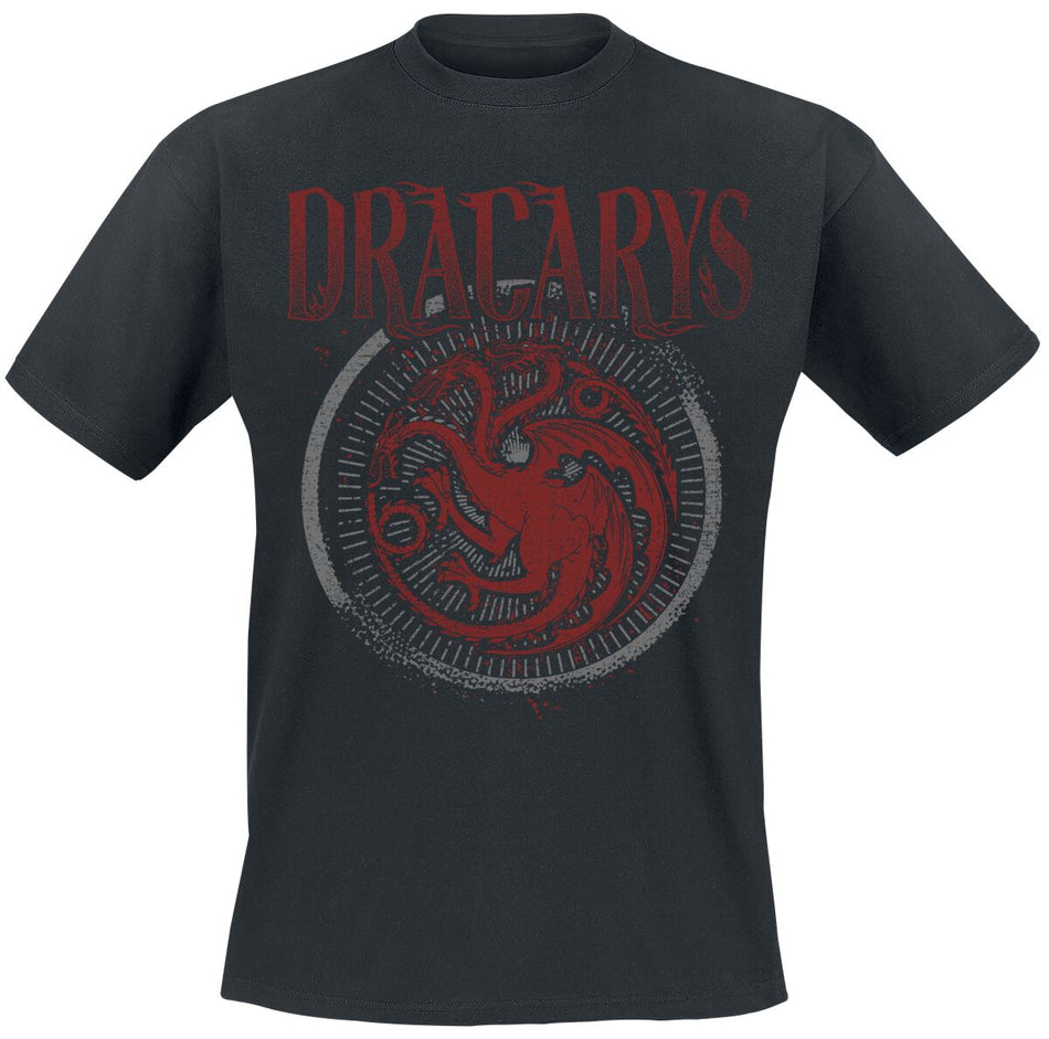 T-Shirt Manches courtes  de Game Of Thrones - Dracarys - S à XL - pour Homme - noir - Game Of Thrones