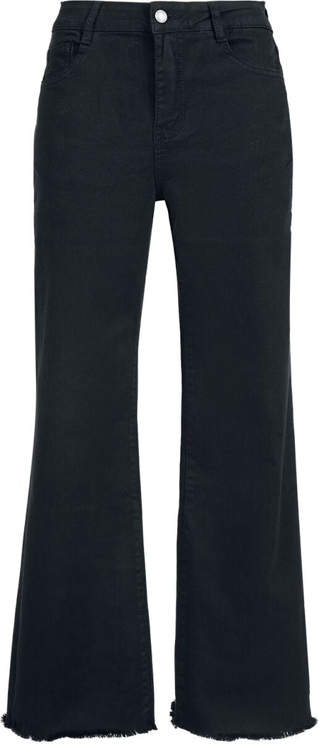 Pantalon en toile  de Hailys - 7/8 C JN Ju44lina - XS à S - pour Femme - noir - Hailys