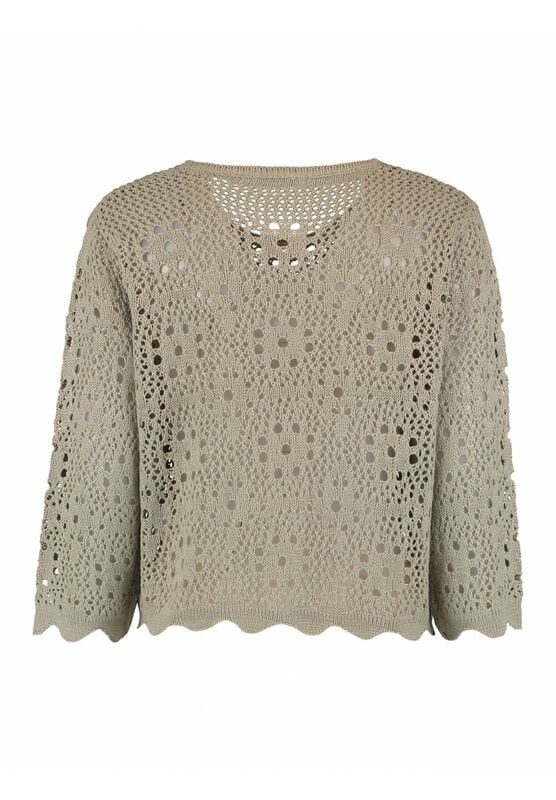 Pull tricoté  de Hailys - 3/4 A SK Ma44ra - XS à XXL - pour Femme - kaki - Hailys