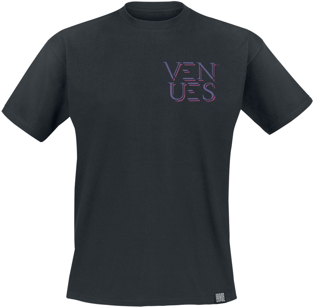 T-Shirt Manches courtes  de Venues - Radiate Me - S à M - pour Homme - noir - Venues