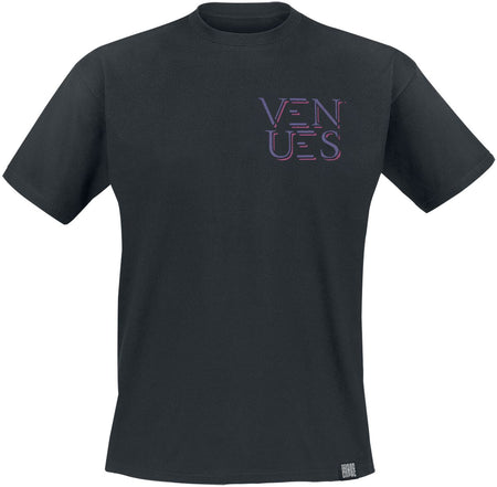 T-Shirt Manches courtes  de Venues - Radiate Me - S à M - pour Homme - noir - Venues