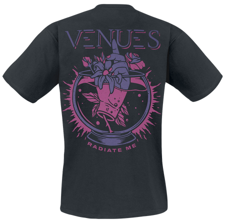 T-Shirt Manches courtes  de Venues - Radiate Me - S à M - pour Homme - noir - Venues - View 2