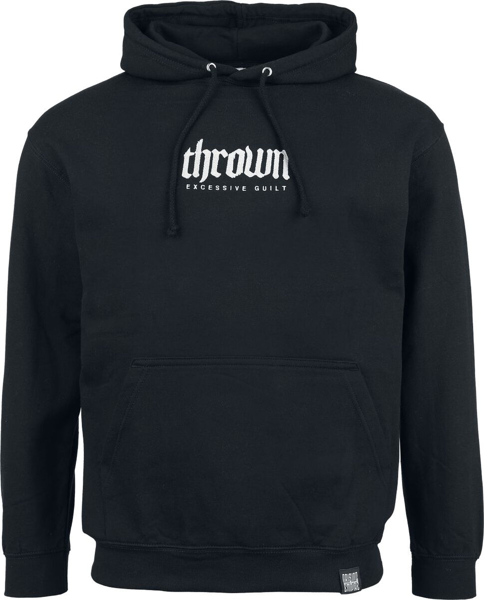Sweat-shirt à capuche  de Thrown - Excessive Guilt - S à M - pour Homme - noir - Thrown