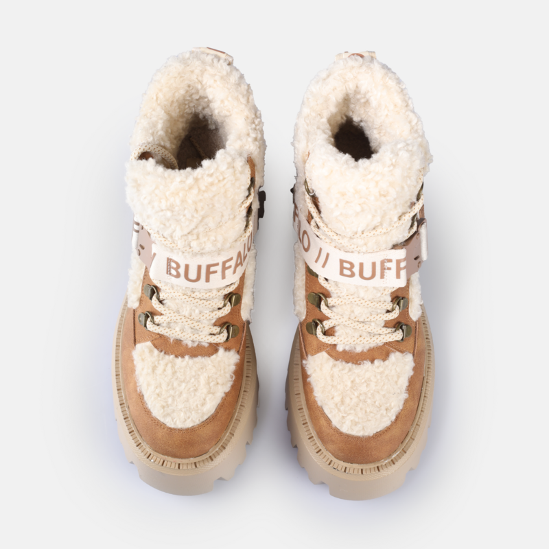 Bottes  de Buffalo - ASPEN COM MID - EU36 à EU41 - pour Femme - beige/marron - Buffalo - View 2