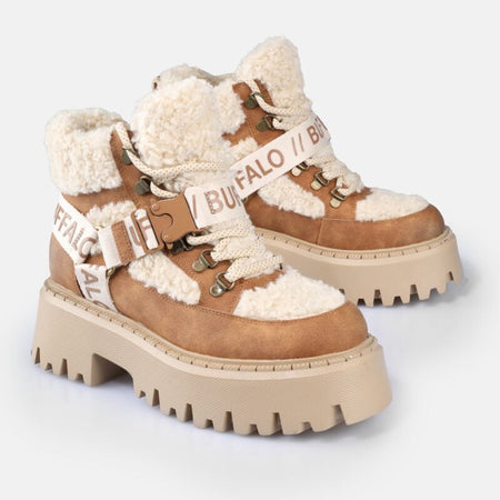 Bottes  de Buffalo - ASPEN COM MID - EU36 à EU41 - pour Femme - beige/marron - Buffalo