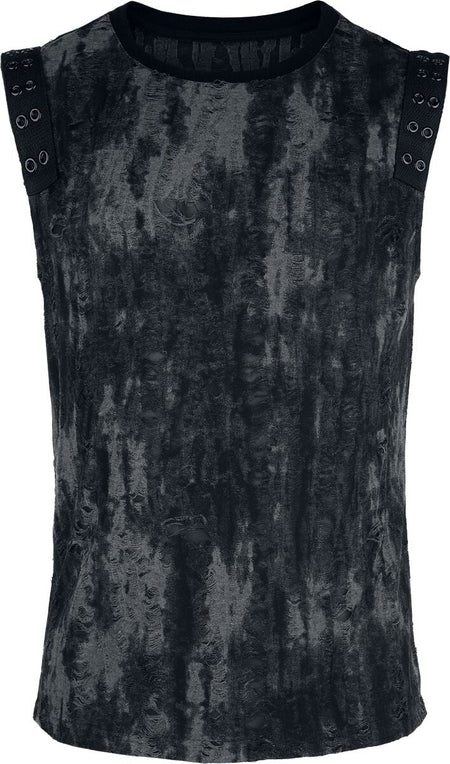 Débardeur  de Punk Rave - Goth Daily - Débardeur - S-M à XXL-3XL - pour Homme - noir/gris - Punk Rave