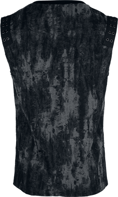 Débardeur  de Punk Rave - Goth Daily - Débardeur - S-M à XXL-3XL - pour Homme - noir/gris - Punk Rave - View 2