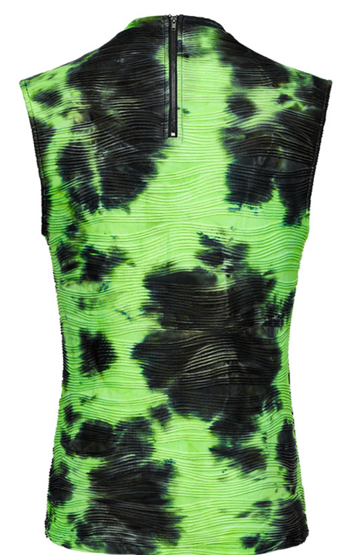 Débardeur Gothic de Punk Rave - Cyber - Débardeur - S-M à XXL-3XL - pour Homme - noir/vert - Punk Rave - View 2
