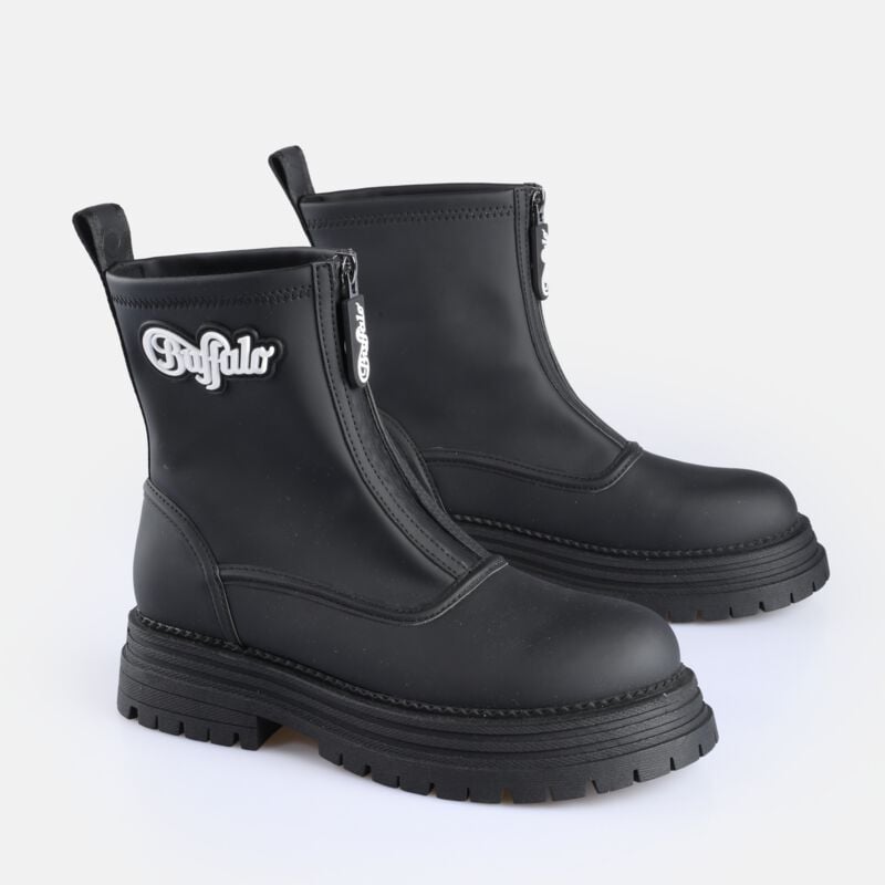 Bottes  de Buffalo - LENNOX RAIN ZIP - EU36 à EU39 - pour Femme - noir - Buffalo
