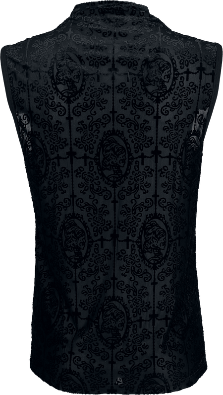Débardeur Gothic de Punk Rave - Goth - Débardeur - S-M à XXL-3XL - pour Homme - noir - Punk Rave - View 2