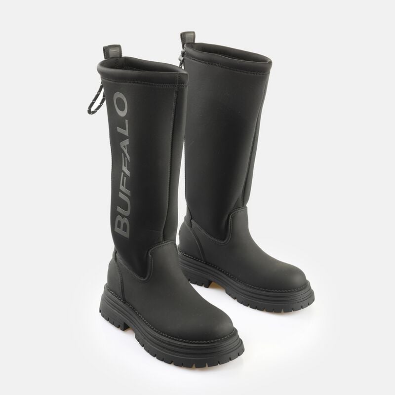 Bottes  de Buffalo - LENNOX RAIN HI - EU36 à EU40 - pour Femme - noir - Buffalo