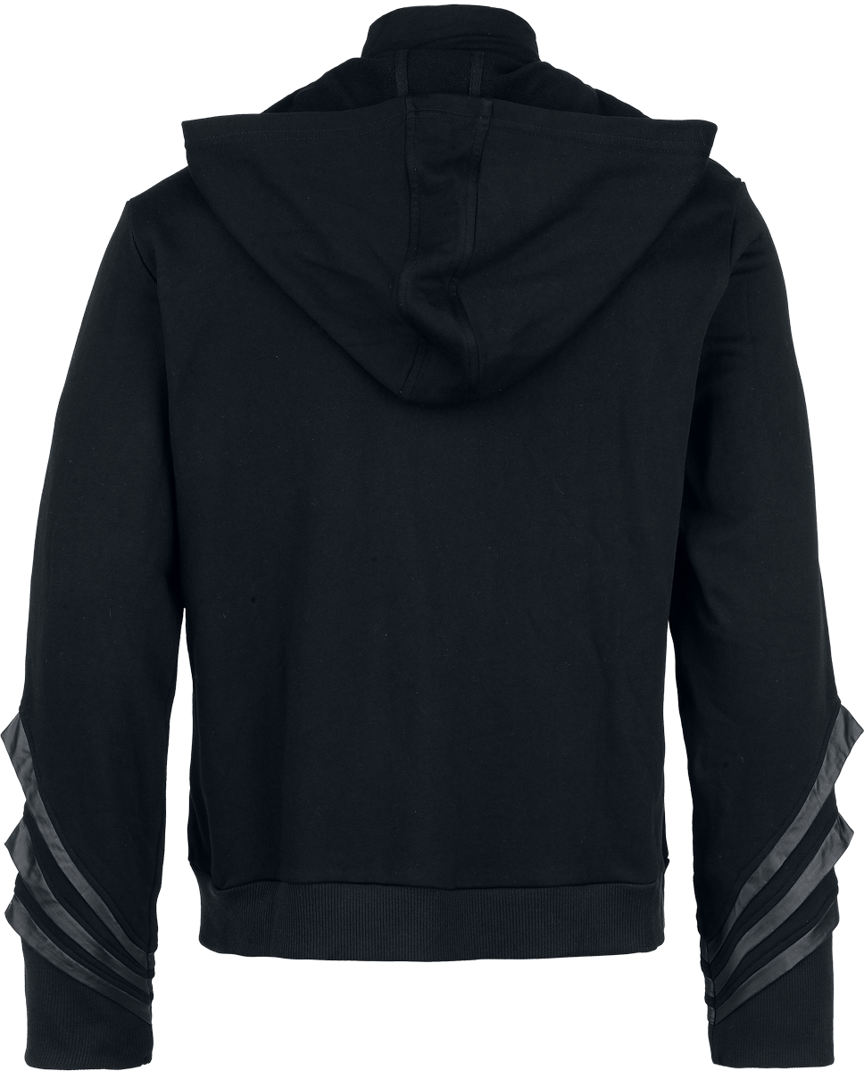 Sweat-shirt à capuche Gothic de Punk Rave - Punk - Sweat Personnalisé - S-M à XXL-3XL - pour Homme - noir - Punk Rave - View 2