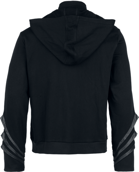 Sweat-shirt à capuche Gothic de Punk Rave - Punk - Sweat Personnalisé - S-M à XXL-3XL - pour Homme - noir - Punk Rave - View 2