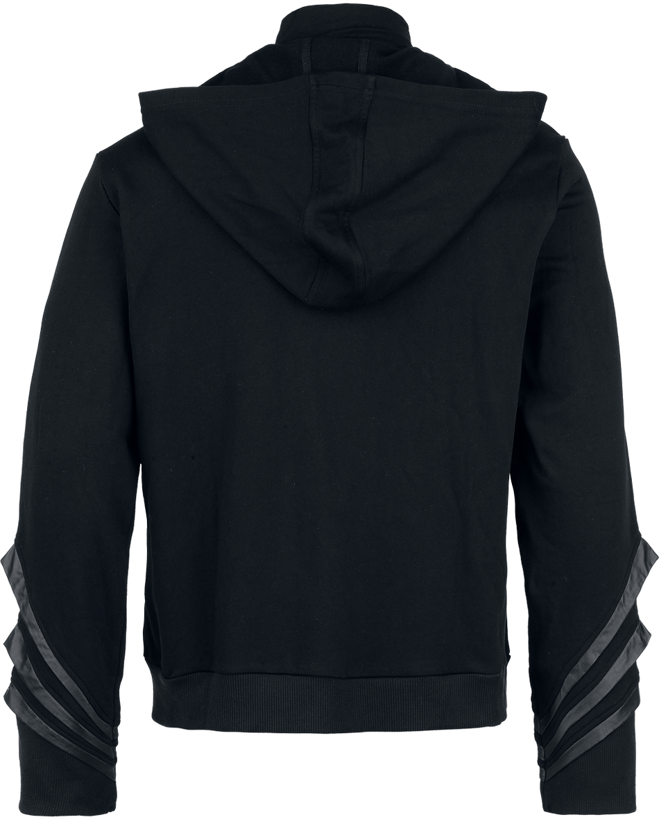 Sweat-shirt à capuche Gothic de Punk Rave - Punk - Sweat Personnalisé - S-M à XXL-3XL - pour Homme - noir - Punk Rave - View 2