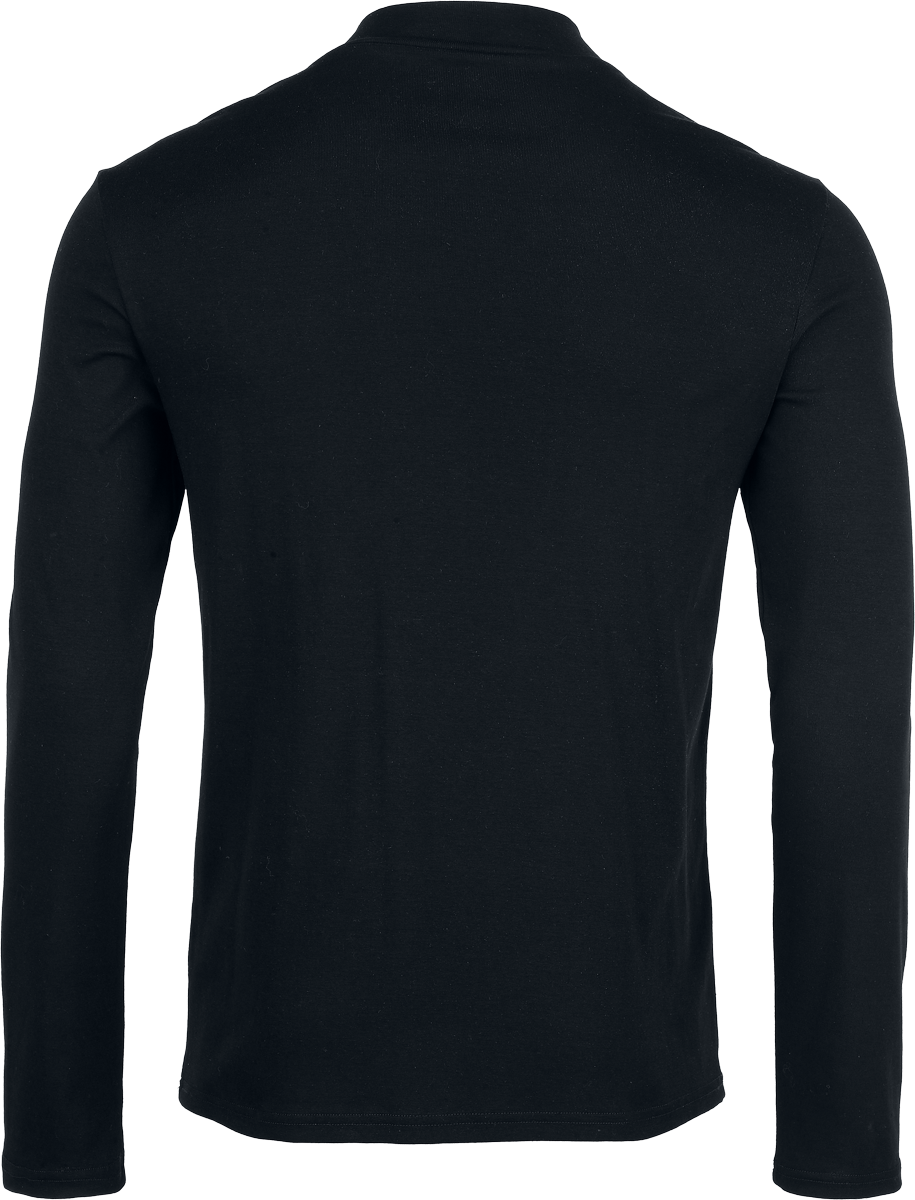 T-shirt manches longues Gothic de Punk Rave - Punk Handsome Longsleeve - S-M à XXL-3XL - pour Homme - noir/rouge - Punk Rave - View 2