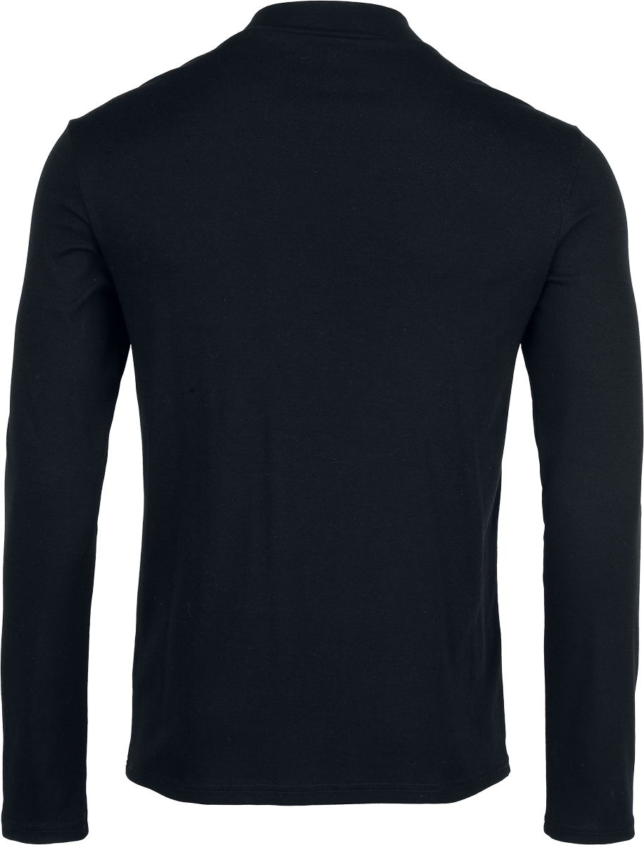 T-shirt manches longues Gothic de Punk Rave - Punk Handsome Longsleeve - S-M à XXL-3XL - pour Homme - noir/rouge - Punk Rave - View 2